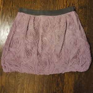 Gauzy Rose Mini Skirt